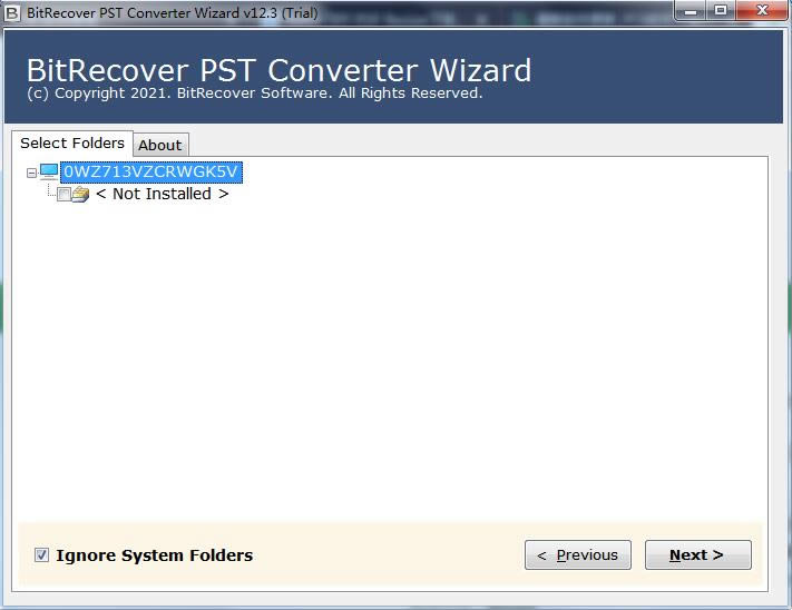 BitRecover PST Converter Wizardͼ