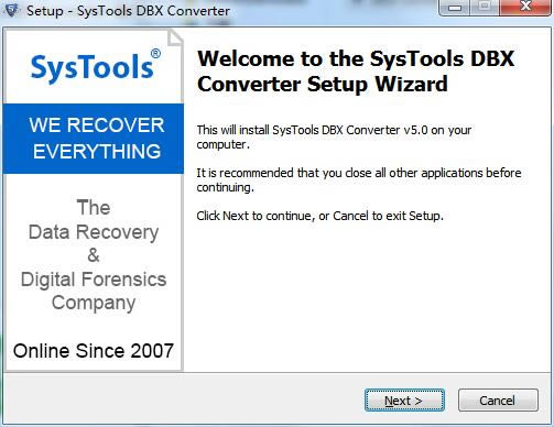 SysTools DBX Converterͼ