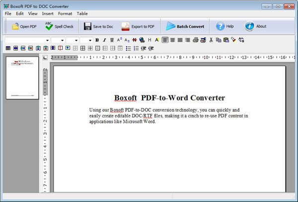 Boxoft PDF to DOC Converter-PDF转DOC软件-Boxoft PDF to DOC Converter下载 v1.4.0官方版