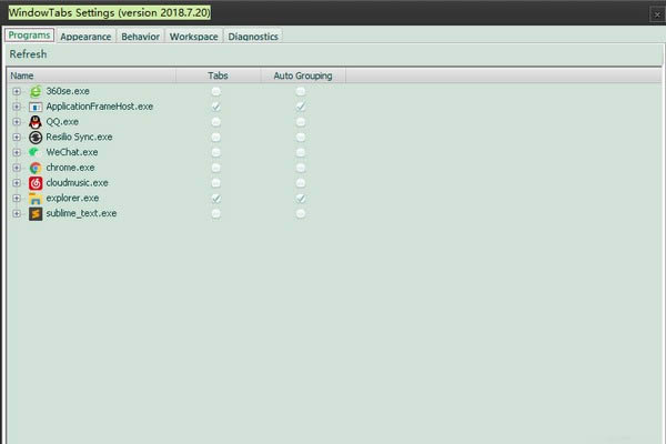 WindowTabs-窗口多标签页工具-WindowTabs下载 v2018.7.20免费版