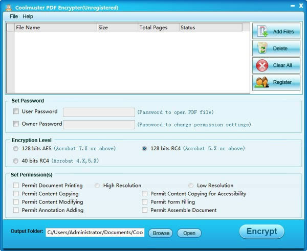 Coolmuster PDF Encrypter-PDF加密工具-Coolmuster PDF Encrypter下载 v2.1.4官方版