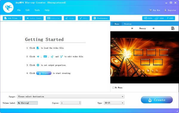 4Video Blu-ray Creator-光盘制作工具-4Video Blu-ray Creator下载 v1.1.62官方版