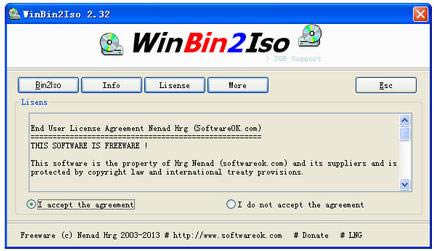 WinBin2Iso-bin文件转换ISO格式-WinBin2Iso下载 v4.2.3.0绿色版