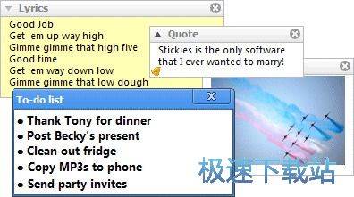 电脑桌面便利贴工具下载_Stickies 9.0e 中文绿色版本