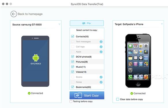 Syncios Data Transfer mac版下载_官方汉化版下载