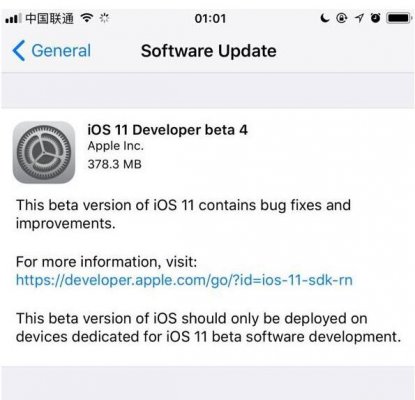 ios11beta4̼ṩ_ٷʽṩ